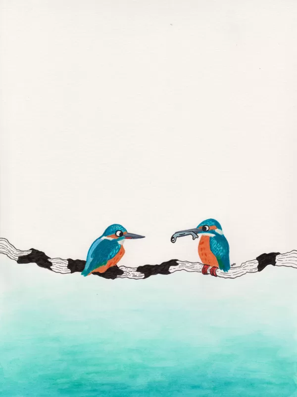 parade / aquarelle, crayon et stylo / 21 x 29,7 cm / 2024